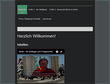 Tablet Screenshot of fewo-steglitz.de
